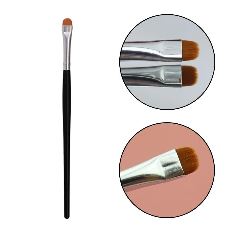 Flat Eyebrow Brush Ultrathin Eyebrows Makeup Brushes Eyeliner Brush Thin Eye Liner Brow Contour Concealer Beauty Brush Tool