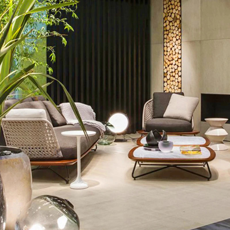 DUTRIEUX Lounge Terrace Sofa 3 Person Outdoor Furniture