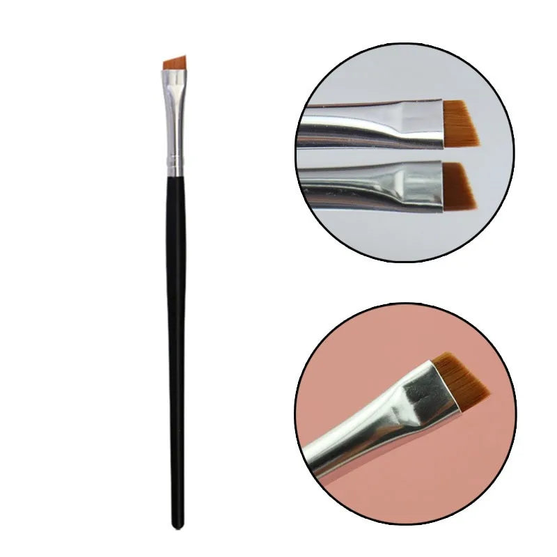 Flat Eyebrow Brush Ultrathin Eyebrows Makeup Brushes Eyeliner Brush Thin Eye Liner Brow Contour Concealer Beauty Brush Tool