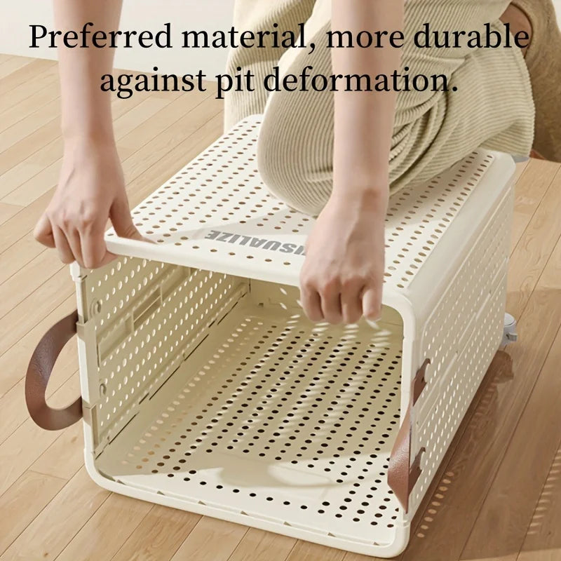 Dirty Clothes Basket Storage Organizer for Home and Laundry