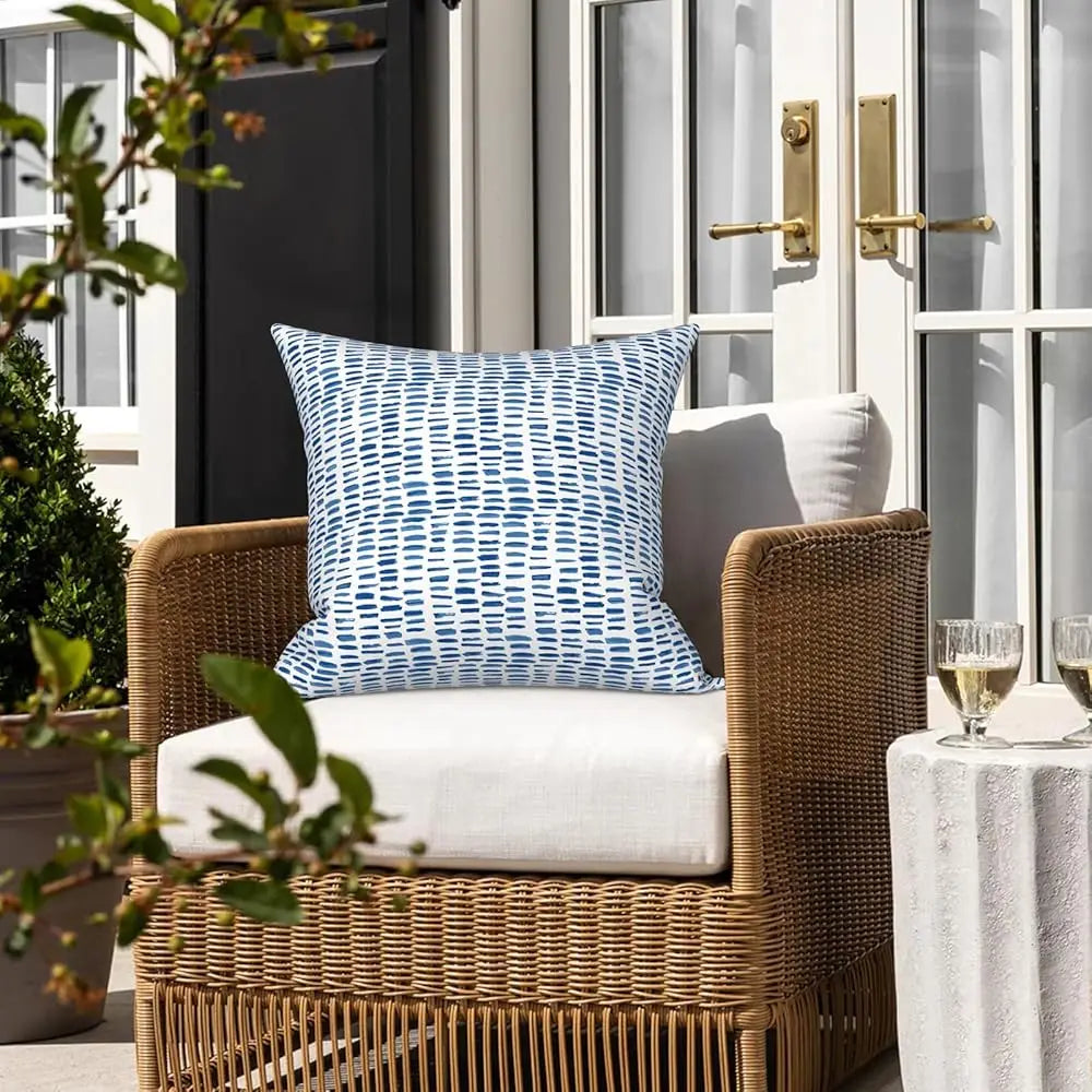 Outdoor Throw Pillows, Decorative Throw Pillows With Inserts, 16""X16"" Square Pillows For Bed, Couch, Sofa And Patio