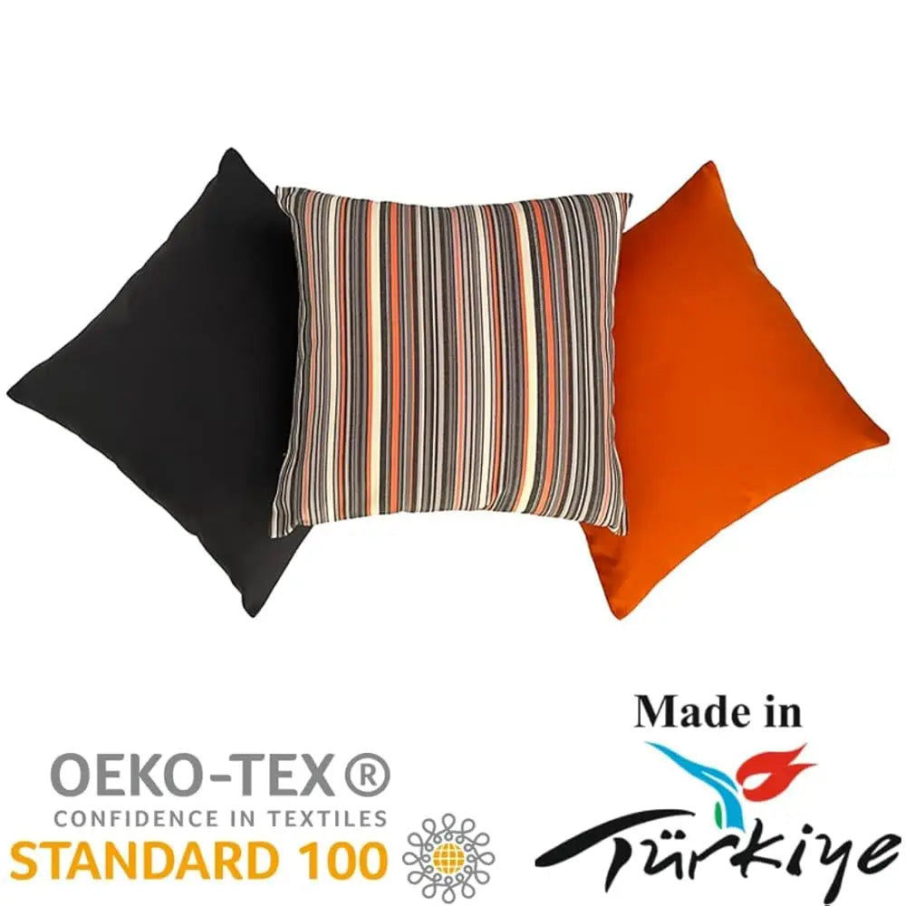 Outdoor Waterproof Throw Pillow Covers Only 18''X18'',Pa Of 2,Decorative Luxury Modern Cushion Patio Cases For Garden Farmhouse