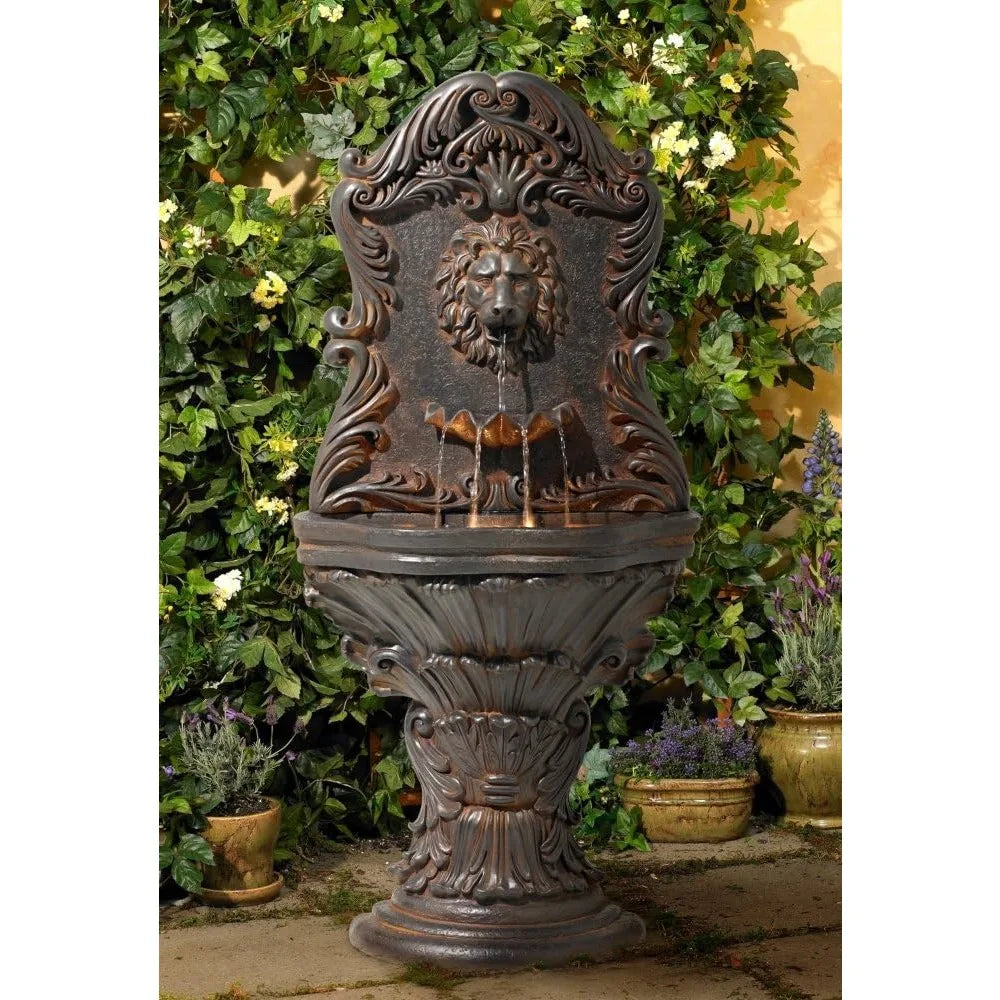 LED Resin Garden Fountain for Homes and Outdoor Spaces