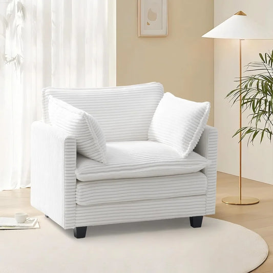 DAFIFY Modular Sectional Sofa Corduroy Upholstered Couch