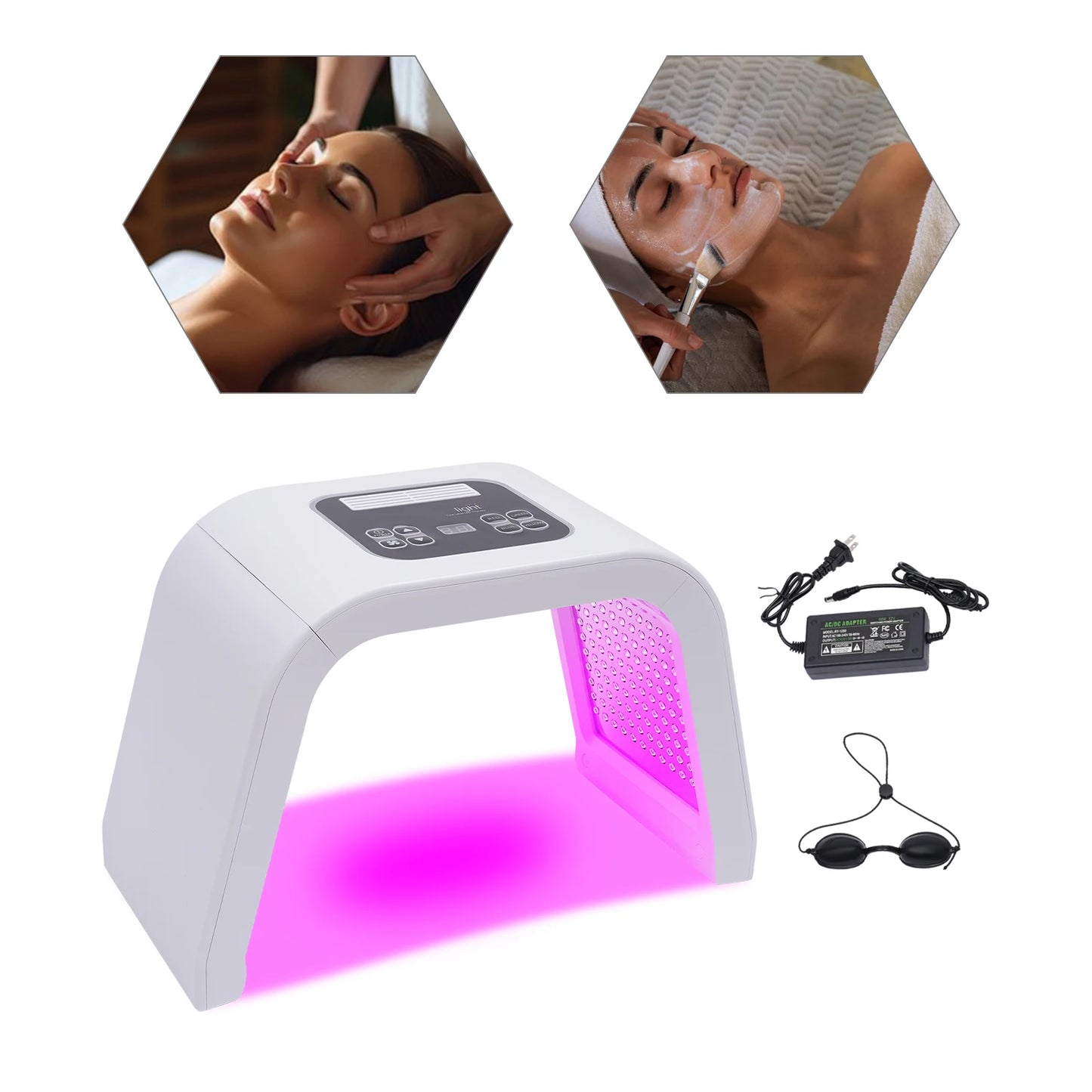 Hign Concerned LED Light Therapy Facial Mask For Skin