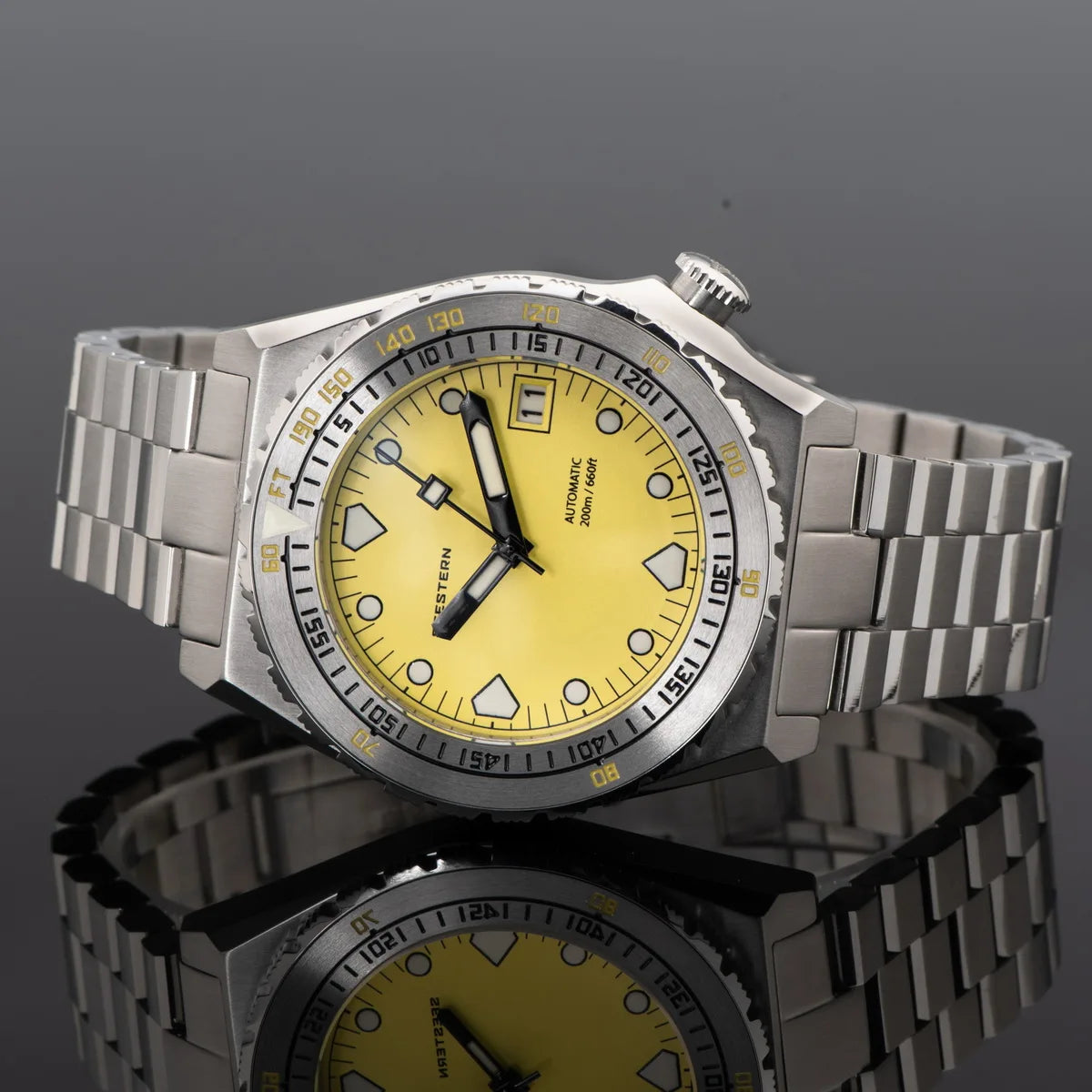 SEESTERN SUB600T V3 Mens Watch Automatic Diving Sapphire Wristwatch NH35 Movement Ceramic Bezel Luminous Date Jubilee Waterproof
