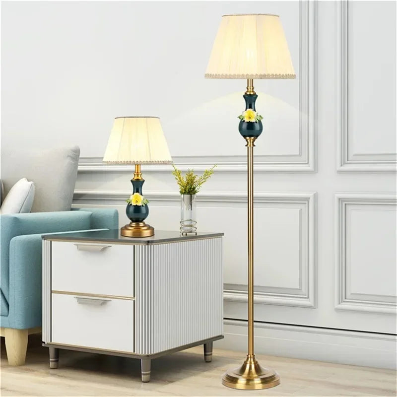 OUFULA Dorian Floor Lamp Modern LED Ceramic Decor Design