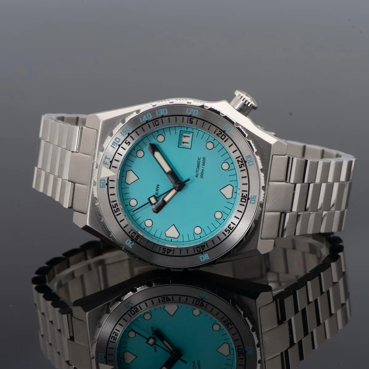 SEESTERN SUB600T V3 Mens Watch Automatic Diving Sapphire Wristwatch NH35 Movement Ceramic Bezel Luminous Date Jubilee Waterproof