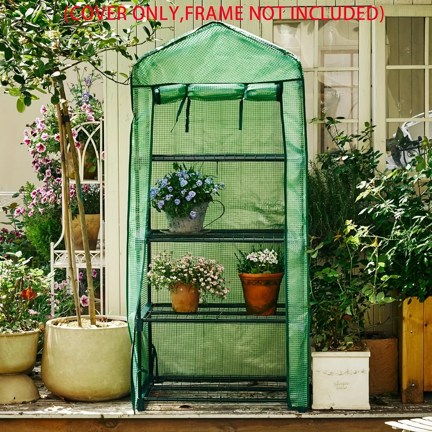 Hign-concerned Greenhouse Portable Rack With PE Cover