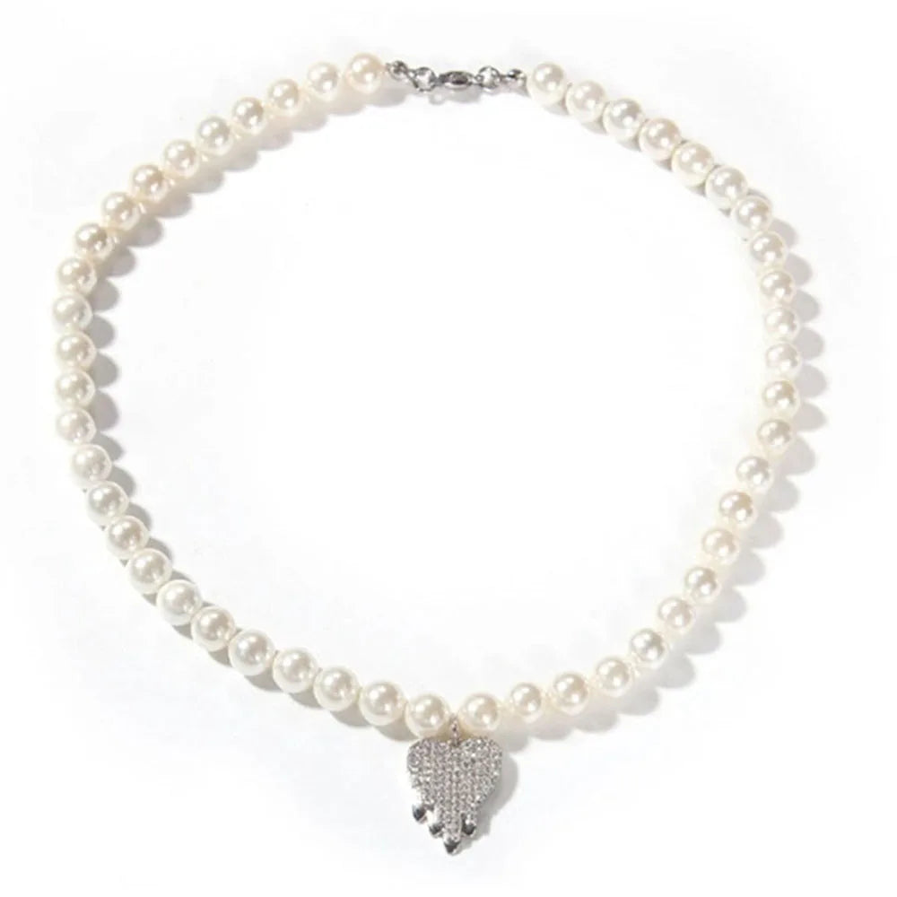 Mother's Day Gift Pearl Necklace Women's Natural Freshwater Pearl 925 Silver Necklace Pendant Mother's Present Ships from USA