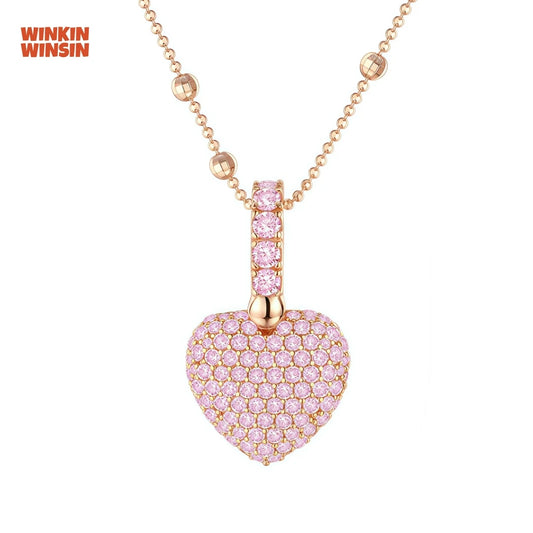 Winkin Winsin 18k Gold Plating Heart Pendant Necklace