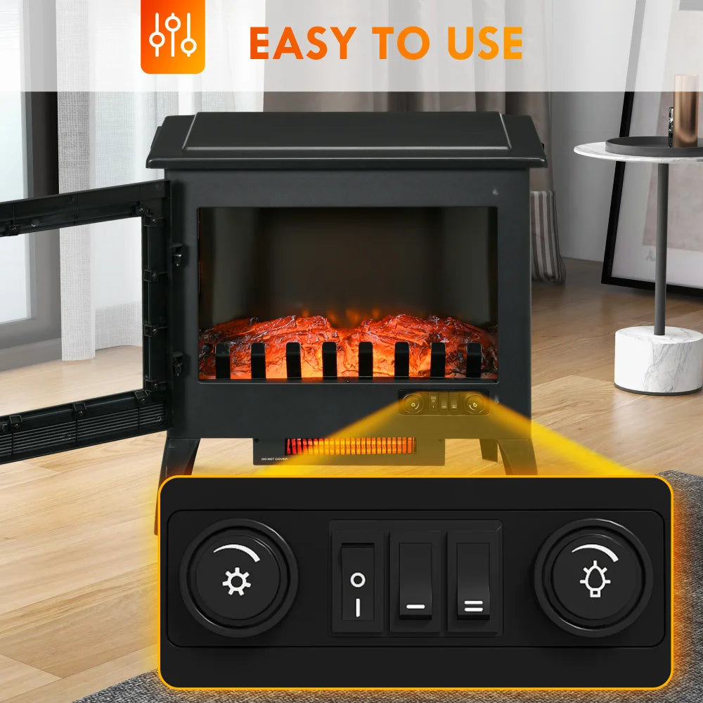 Hign Concerned Electric Fireplace Stove Infrared Heater