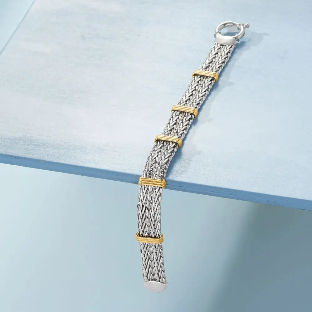 Sweet Blossoms Haven S925 Sterling Byzantine Bracelet Women
