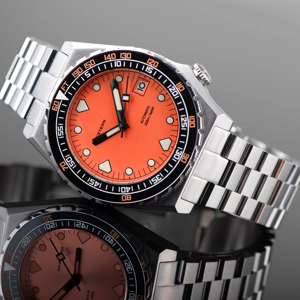 SEESTERN SUB600T V3 Mens Watch Automatic Diving Sapphire Wristwatch NH35 Movement Ceramic Bezel Luminous Date Jubilee Waterproof