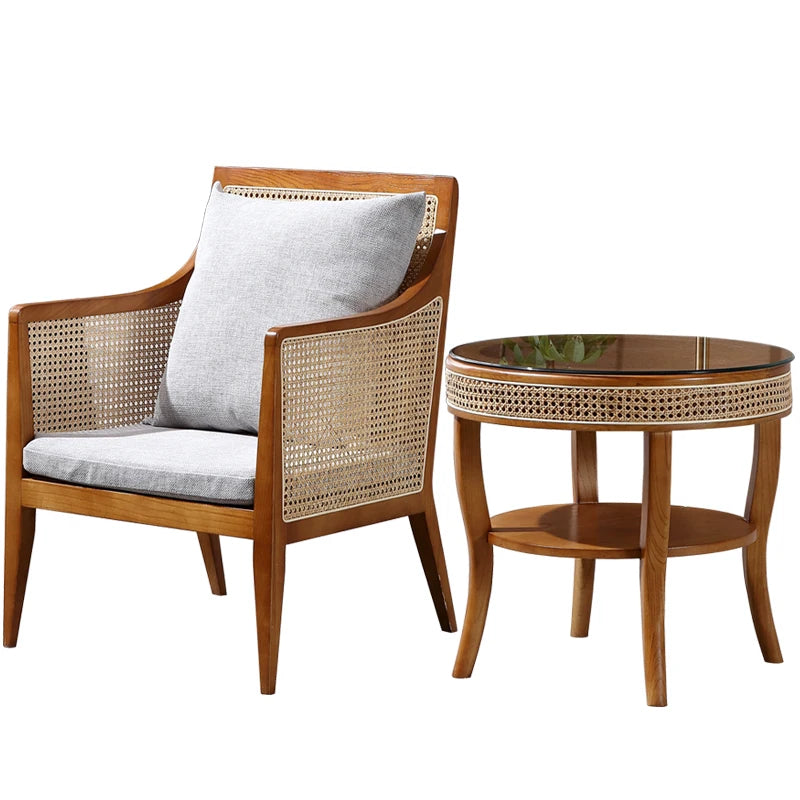DUTRIEUX Balcony Rattan Lounge Chairs Outdoor Nordic
