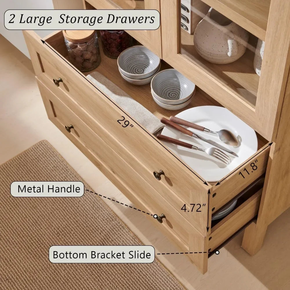 Hign-concerned Modern Farmhouse Arched Kitchen Pantry