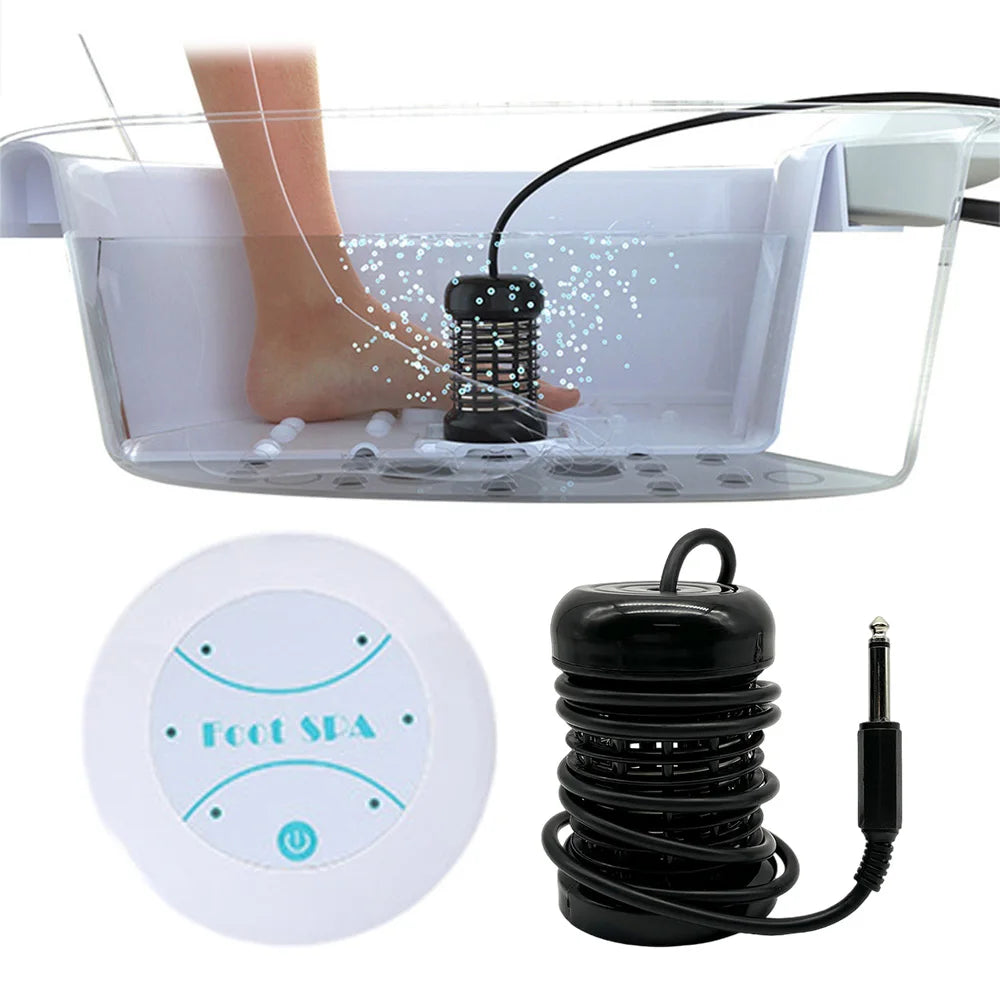 Electric Detox Ionic Foot Spa Bath Machine Feet Massage FootBath Detoxification Relieves Fatigue Promote Blood Circulation Mini