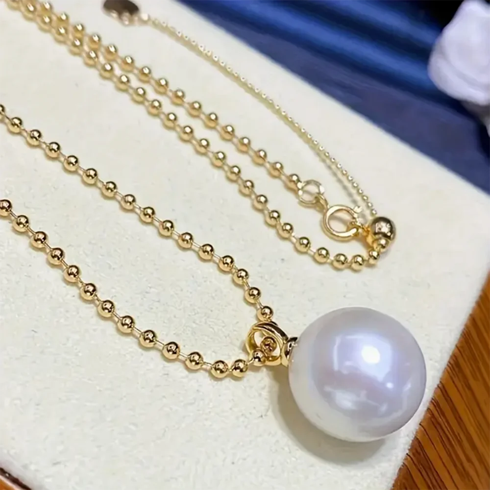 Sweet Blossoms Haven 18K Gold Plated Pearl Pendant Necklace