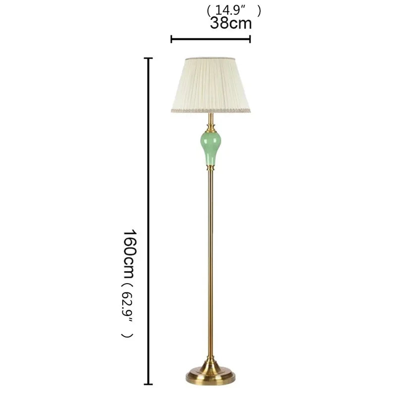 OUFULA Dorian Floor Lamp Modern LED Ceramic Decor Design