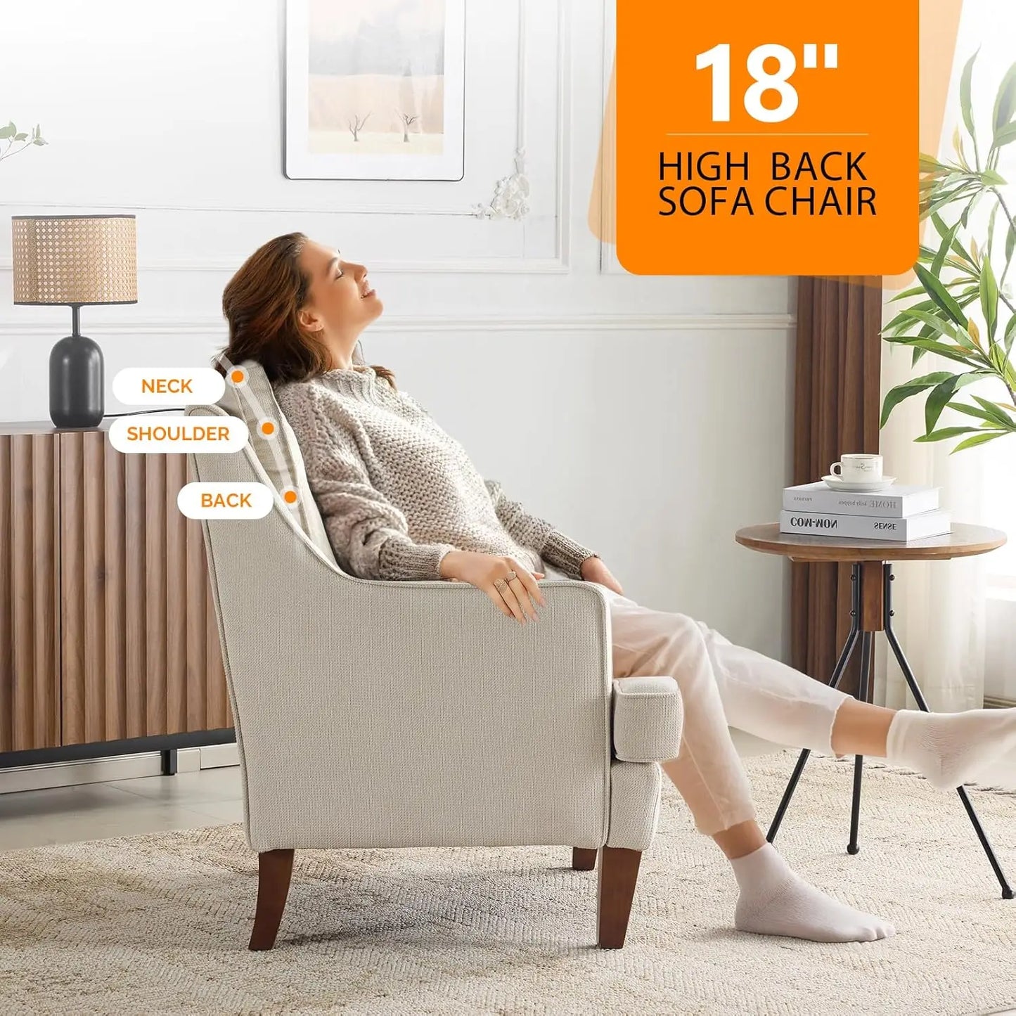 Sweet Blossoms Haven Mid Century Modern Accent Chairs