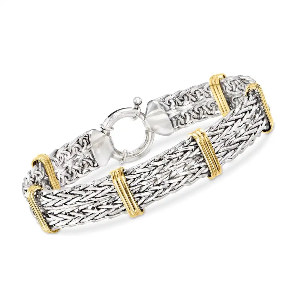 Sweet Blossoms Haven S925 Sterling Byzantine Bracelet Women